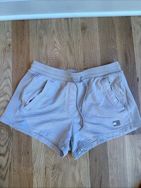 Tommy Hilfiger Cozy Women's Drawstring Sweat Shorts - Light beige L